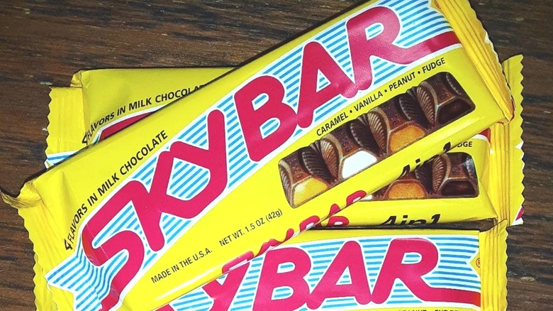 Sky Bars in wrapper