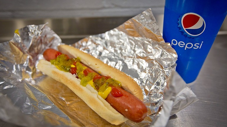 Costco food court hot dog