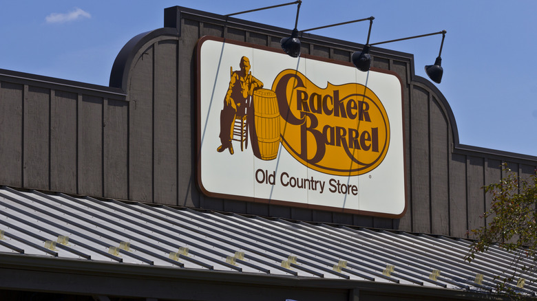 Cracker Barrel sign