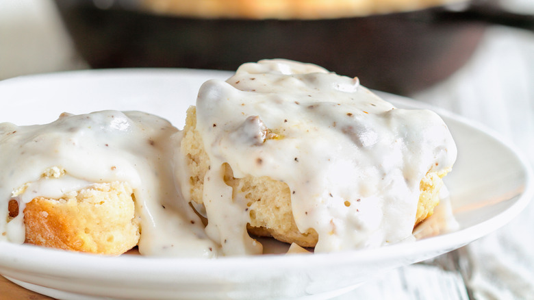 biscuits and gravy