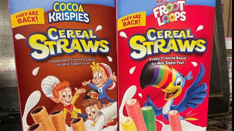 Kellogg's cereal straws