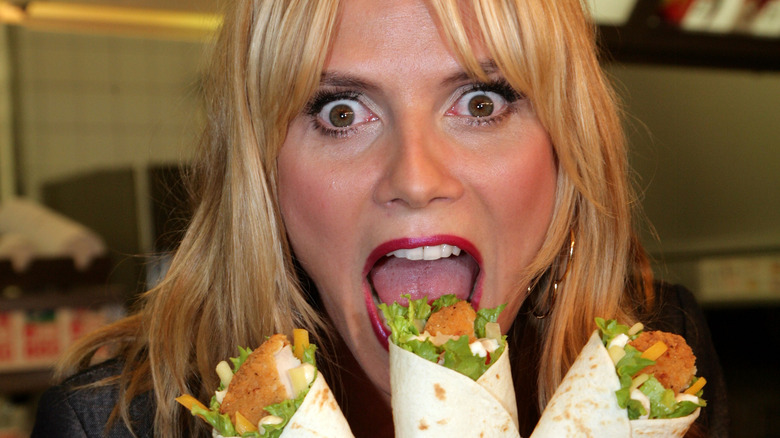 Heidi Klum snack wraps