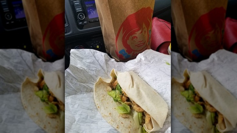 Wendy's snack wrap