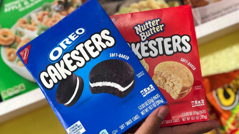 Oreo Cakesters and Nutter Butter Cakesters