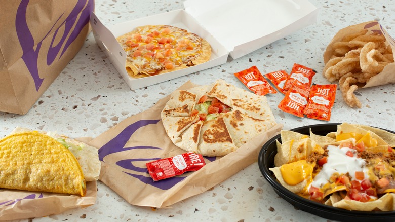 Variety of Taco Bell meals