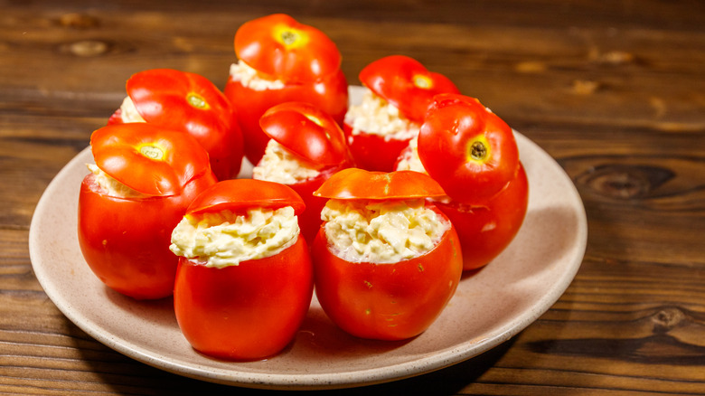 stuffed cherry tomatoes 