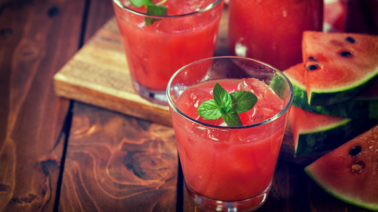 fresh watermelon juice