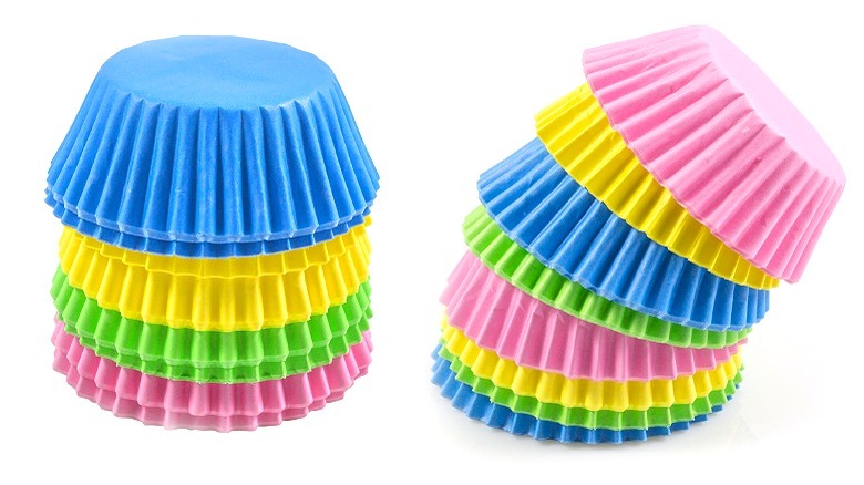 Colorful cupcake liners 