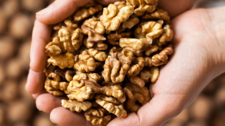 Handful of walnuts