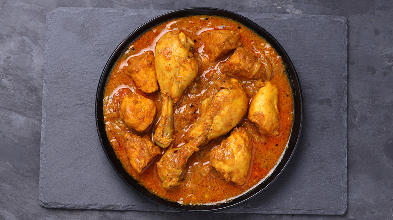 Bowl of chicken curry