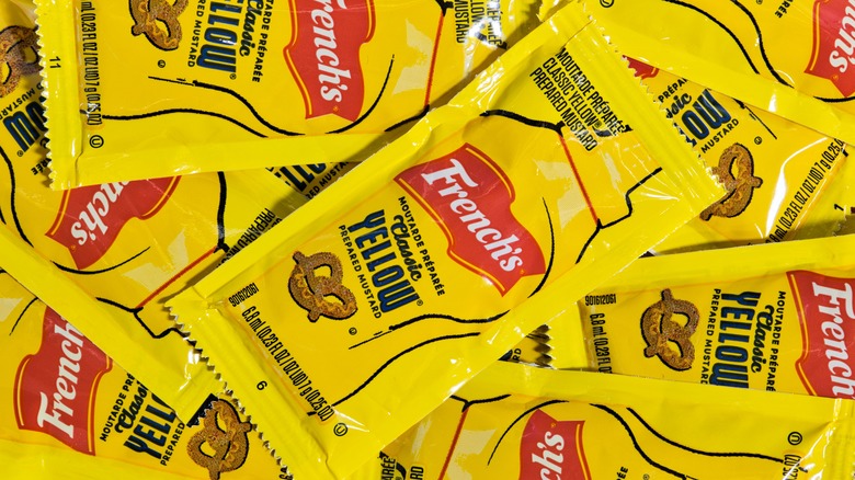 French's yellow mustard packets