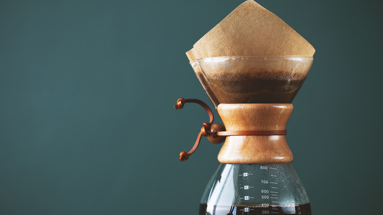 coffee filter inside Chemex