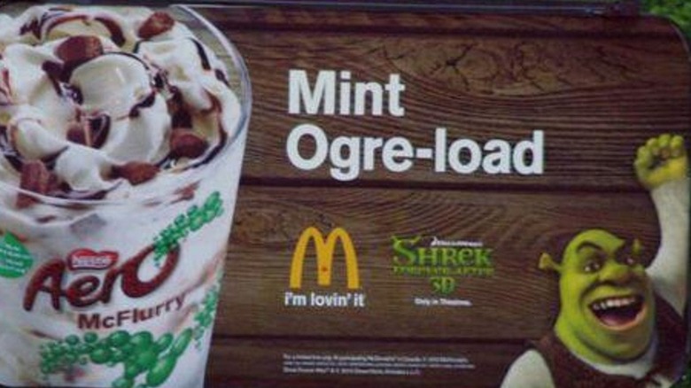 Billboard for Shrek Mint Ogre-load McFlurry