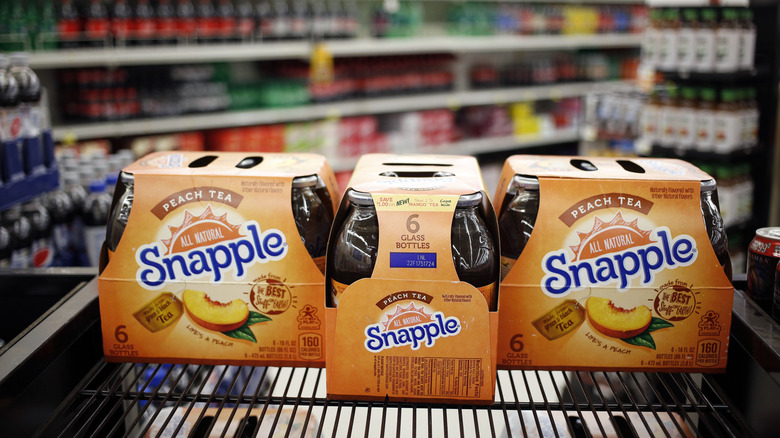cases of Snapple