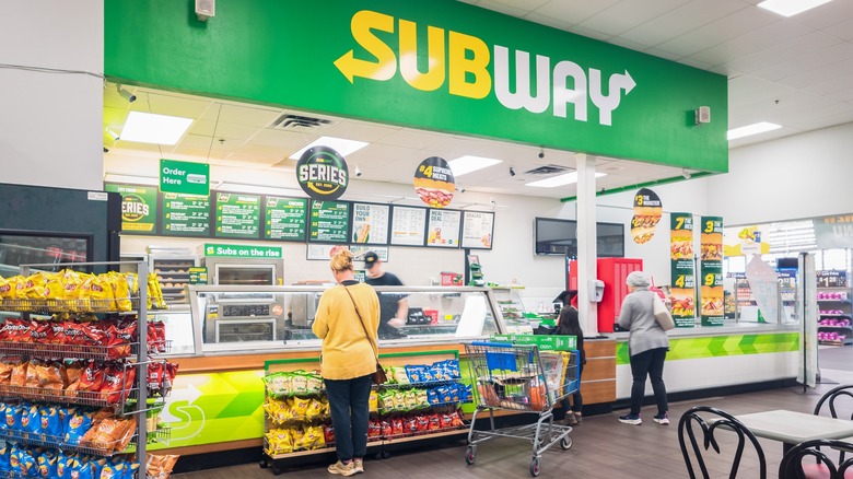 Subway restaurant