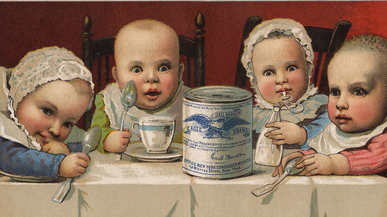 Vintage condensed milk ad