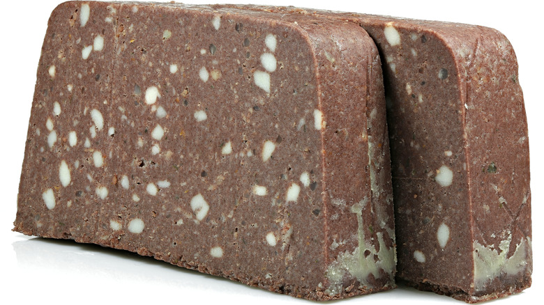 scrapple cut into thick chunks