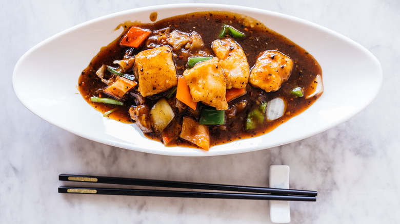 Cantonese dish with XO sauce