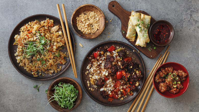 plates of Cantonese food