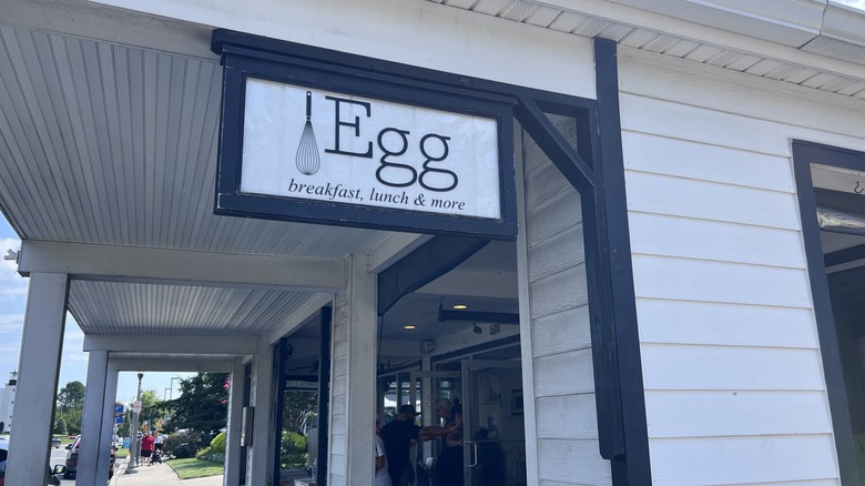 Egg exterior sign