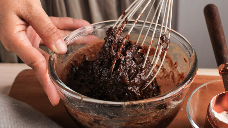 brownie batter