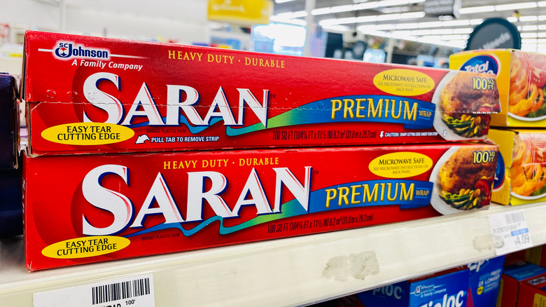 saran wrap box