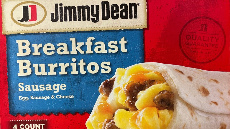 Jimmy Dean breakfast burrito