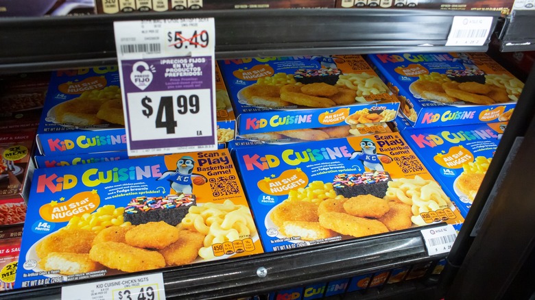 Kid Cuisine boxes in store