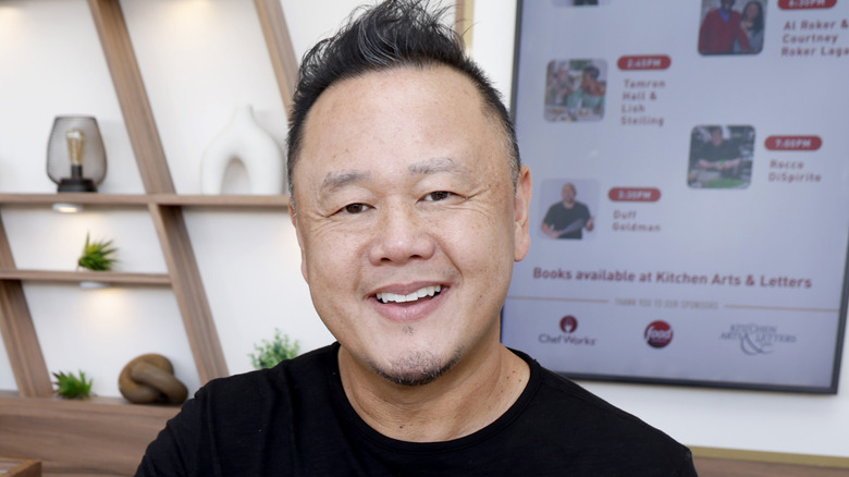 celebrity chef Jet Tila smiling at a Food Network event