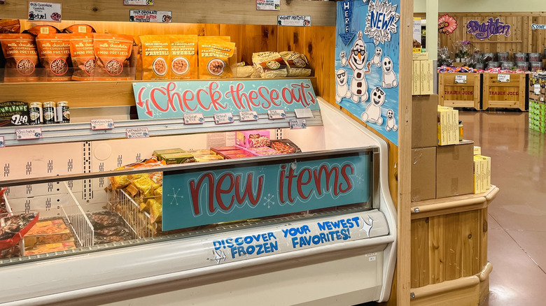 freezer aisle at trader joe's