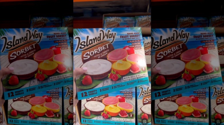 Boxes of Island Way Sorbet