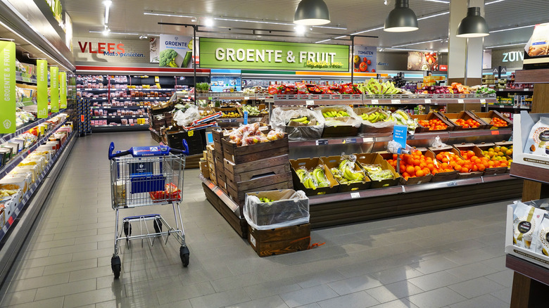 Interior of Aldi 