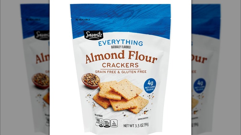 everything almond flour crackers