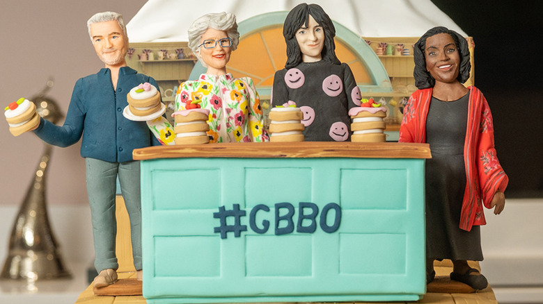 Cake rendering of GBBO Season 14 hosts