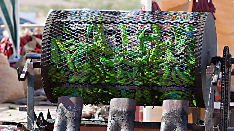 roasting hatch green chiles 