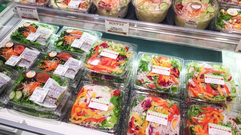 pre-packaged salads