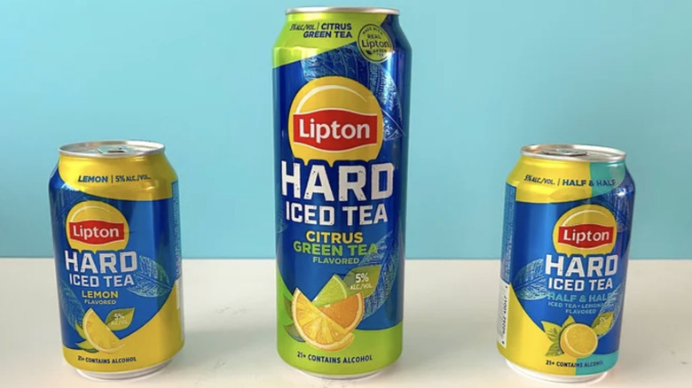 Can of Lipton's hard iced tea