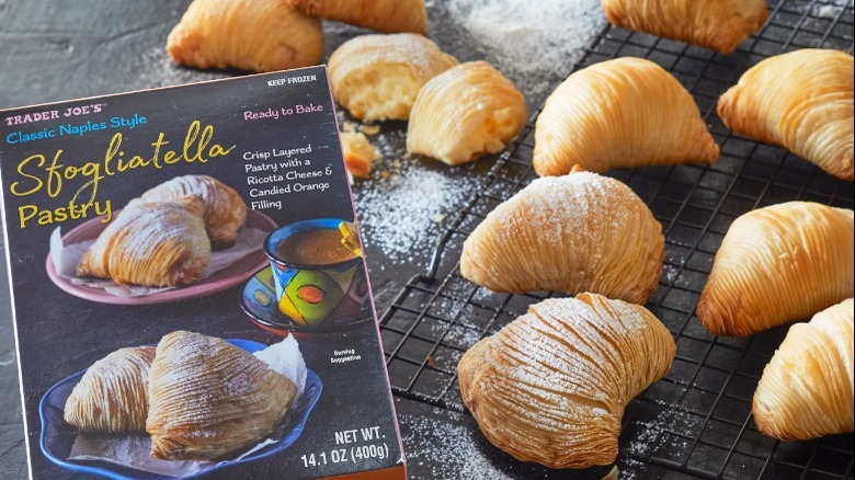 Sfogliatelle and packaging