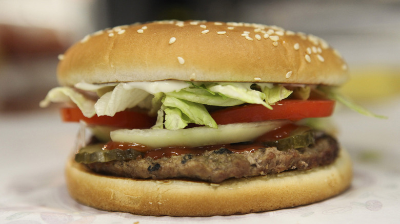 Whopper burger