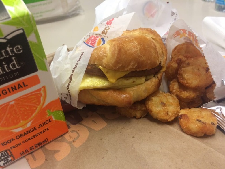 Burger King: Croissan'wich Egg and Cheese