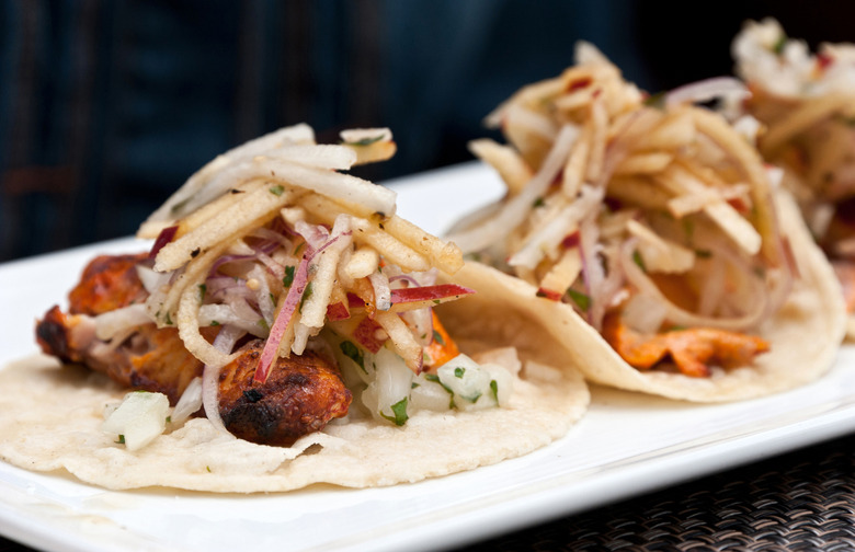 Blackened Mahi Fish Tacos: Centertown Food Truck at Epcot