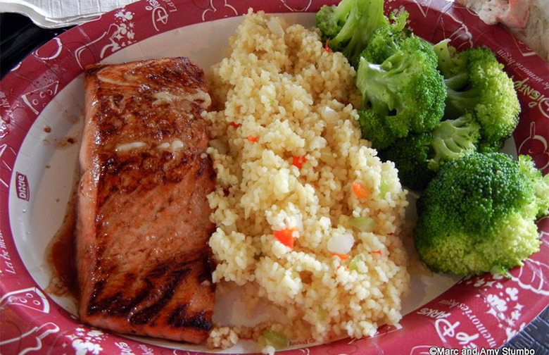 Grilled Salmon: Columbia Harbour House at Magic Kingdom