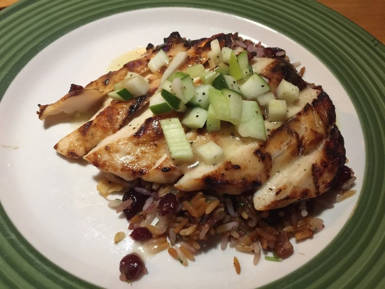 Cedar Grilled Lemon Chicken 