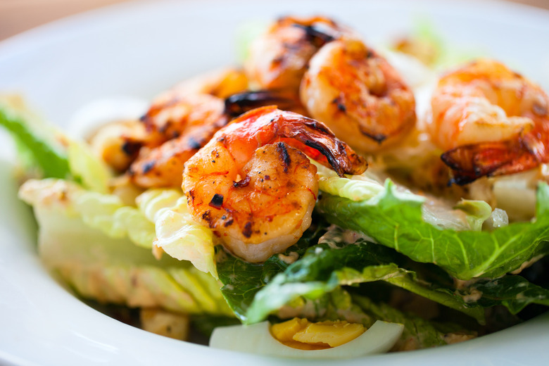 Blackened Shrimp Caesar Salad 