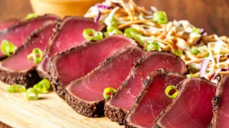 Seared Peppered Ahi