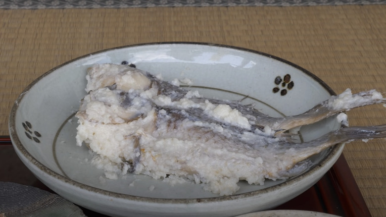 Pair of Japanese fermented fish