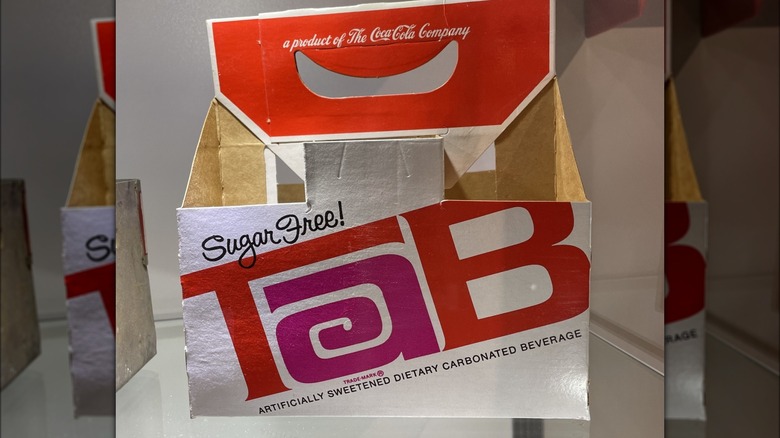 TaB soda box