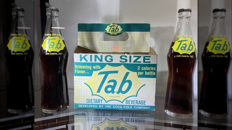 TaB bottles and box