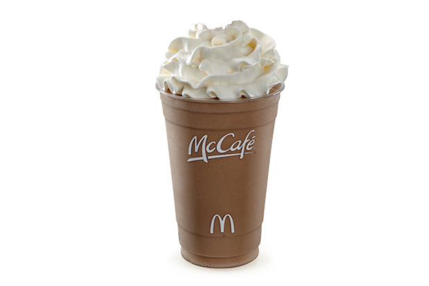 Worst Drink at McDonalds: McCafé Caramel Hot Chocolate (or the McCafé Egg Nog Shake)