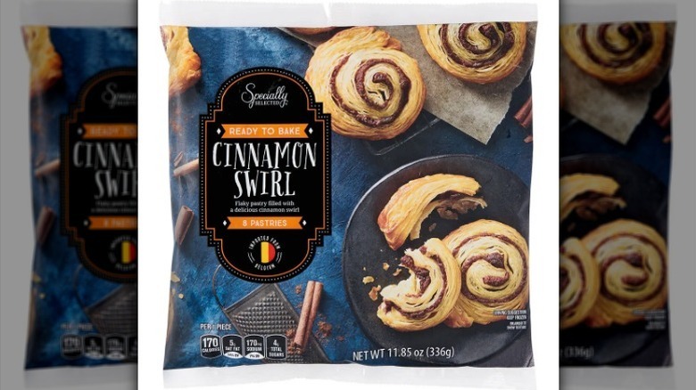 Package of mini Danish cinnamon swirl pastries